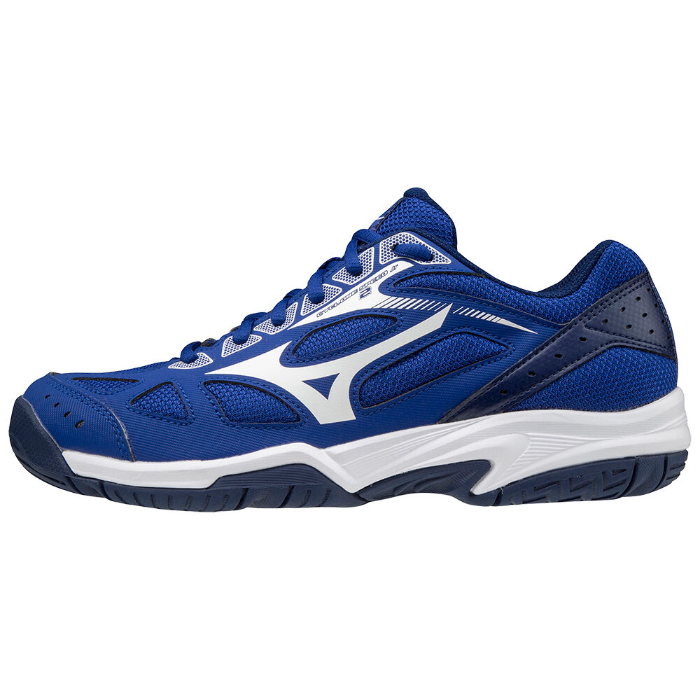 Zapatillas Voleibol Mizuno Cyclone Speed 2 Hombre Azules/Blancas Baratas ORCG-41986